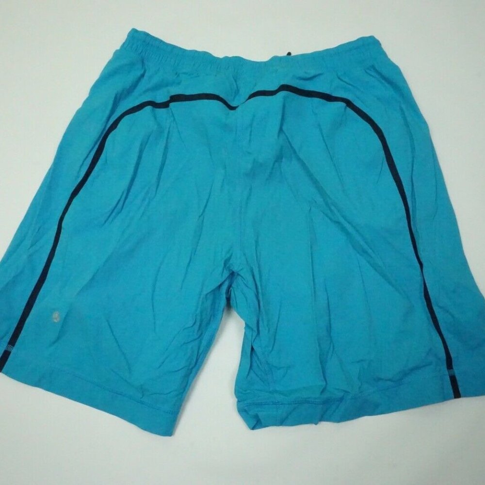 Lululemon Solid Blue Drawstring Athletic Running … - image 2